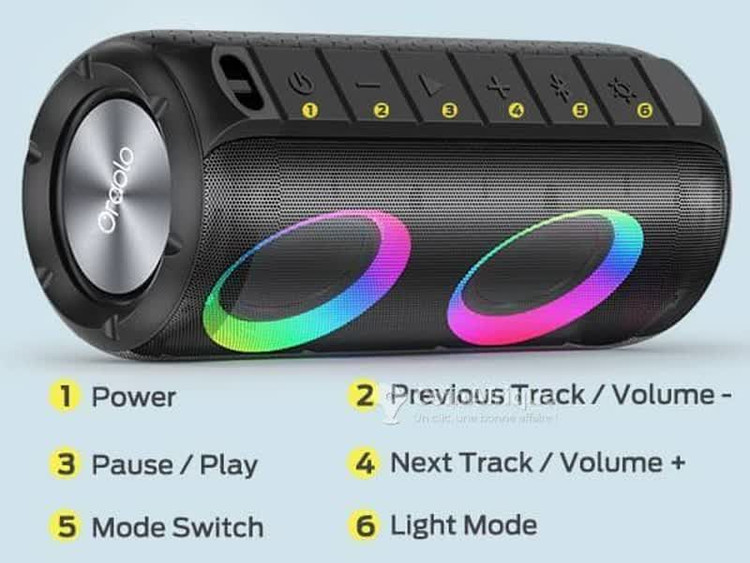 اسپیکر بلوتوثی اورایمو مدل Orimo Rover