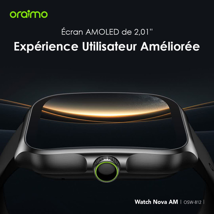 ساعت هوشمند اورایمو مدل Oraimo Watch Nova AM (OSW‑812)