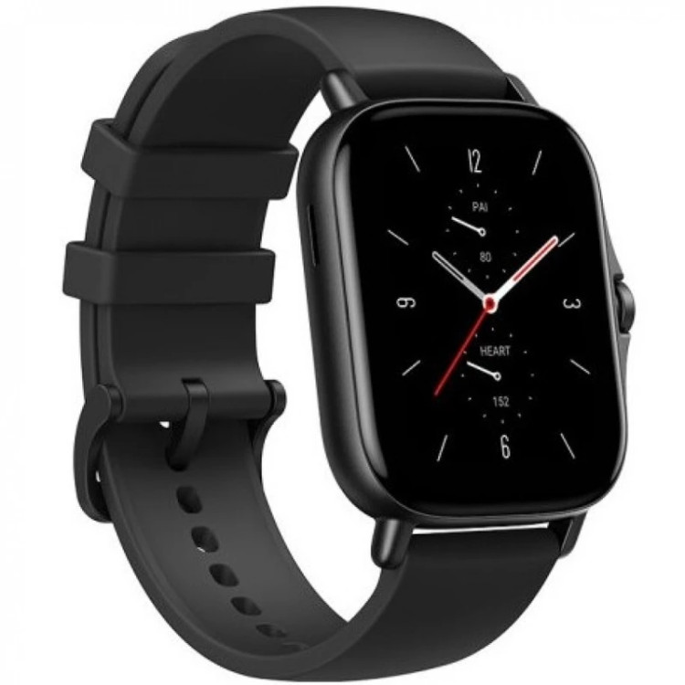 ساعت هوشمند آمازفیت مدل Amazfit GTS 2 A1969 Midnight Black با نمایشگر AMOLED و GPS داخلی